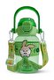 650ml Kids Water Bottle with Straw, BPA-Free Leakproof Sipper Green