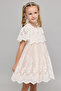 Embroidered Fit & Flare Dress With Crew Neck And Flared Sleeves - 3
