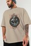 Viking Mythology 13 Pre-Printed Beige Oversize T-Shirt Men Women Cotton Crew Neck T-Shirt - 3