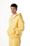 Flaw Embroidered Yellow Zip Hoodie - 5