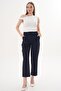 Women's Elastic Waist Trousers 260262 - - 2