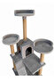 Cat City New Residence Cat Playhouse and Scratching Post Gray - 4