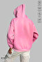 Unisex Hoodie Long Sleeve Taurus Bull Printed Hooded Oversized 100% Cotton Combed Cotton Sweatshirt - 3