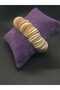 Yılancık Stone Sea Shell Elastic Handmade Women's Bracelet Elastic Jewelry Natural Accessory Gift - 8