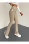 Women's High Waist Side Pocket Spanish Leggings Pants