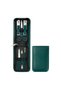 6-Piece Green Manicure Set - Stainless Steel Nail Care Kit with Zippered Carrying Case - 5