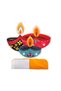 Diwali Paper Table Toppers, 20 cm, Assorted - 2