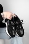 Wordy Women's Parachute Fabric Gold Buckle Detailed Elastic Sports Shoes Sneaker 4366 - 6