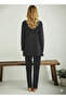3-Piece Camisole Fabric Pajama Set with a Robe with Internal Straps - 3