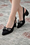 Crystal Bow Heeled Shoes - 4