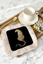 Luxurious Charming Panther Fringed Presentation Napkin - Elegant Safari Bohemian Black Coaster Tissue - 3