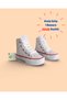 Girls Boys Unisex Baby Kids High Top Long Lace-Up Linen Sneaker Sports Shoes Wide Fit