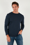 سويت شيرت رجالي من القطن بقصة ضيقة وياقة دائرية طراز SWEAT 59050741 - 5