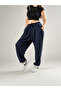 Pleated Navy Blue Women's Jogger Pants Coc2850 - 3