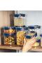 Polypropylene Stack Lock Canister, 900 ml, 2 pcs, Assorted - 7