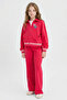 2-Piece Red Girls' Tracksuit Set G8040A8/Rd345 - 2
