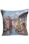 Venice Historic Streets Jacquard Woven Tapiserie Decorative 45*45Kirlent
