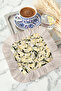 Lemon Garden Fringed Presentation Napkin - Elegant Natural Mediterranean Rustic Yellow Cream Coaster Tissue - 2