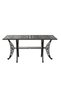 Rectangular Table, ISTANBUL 75x150x72 cm Black - 3