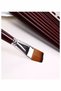 Flat Tip Number 16 Painting Brush 1 Pack of 5 Sable Cut Tip Brush Set Gouache Watercolor Acrylic Oil - 8