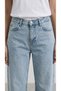 Women's Super High Waist Straight Jean Denim Pants - 7