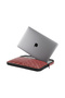 3-13.6 Inch MacBook Air Pro Compatible Leather Laptop Bag - Protective Case and Laptop M2 M3 - Burgundy - 6