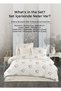 Embroidered 100% Cotton Duvet Cover Set Double 3-Piece Luxury Quality Dowry Set Cream / Burgundy - 4