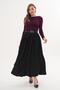 Women's Belt Detailed Tencel Long Skirt 260338 - - 2