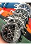 Sports Men's Wristwatch, Functions Active, Green Silicone Cord, in Stylish Box +Bracelet