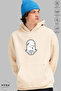 Unisex Hoodie Gemini Gemini Printed Hooded Oversized 100% Cotton Combed Cotton Sweatshirt