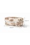Vintage Toile Patterned Quilted Makeup Bag – 23X10X10 cm -- Daily & Travel Organizer - 2
