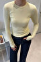Finger-Loop Long Sleeve Bodysuit - YELLOW - 3