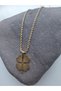 Steel Twisted Chain Clover Luck Necklace Steel Necklace - 3