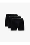 Cotton 3-Piece Boxer Set with Printed Waist Detail