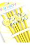 La Dolce Vita - Lemon / Mediterranean Themed Figured Straws (12 Pieces) - 6