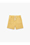 Cotton Waist Lace Pocket Detailed Shorts - 3