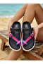 Women's Colorful Flip-Flops Non-Slip Sole Flexible Summer Beach Pool Slippers - 3