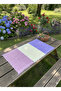 3-Piece Set of 30-50 cm Kitchen Towels & Hand and Face Towels with Cotton Fringes