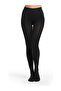 Strechable High Waist Pantyhose Opaque Stocking Tights For Women, Black