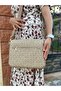 Women's Stone Hand and Shoulder Bag Large Luggage Size 6011mh - 7