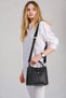 Women's Embossed Printed Vegan Shoulder and Hand Bag with Lock Detail, Suitable for Daily Combinations - 5
