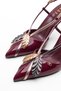 Women's Heeled Shoes Thin Heeled Shoes Burgundy Stiletto Shoes |   Elegant and Special - 3