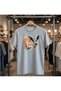 Loose Fit Unisex Kung Fu Panda Po Fighting Pose Design Printed T-shirt