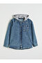 Nevavm Hooded Boy's Jean Shirt with Difference - 3