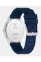 Mens Blue Silver Tone Analog Watch - 3