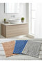 3-Piece Set of 30-50 cm Kitchen Towels & Hand and Face Towels with Cotton Fringes - 3