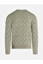 Embossed jacquard logo sweater - 2