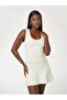 Flouncy tweed mini dress - 5