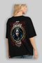 Viking Mythology 10 Back Printed Black Oversize T-Shirt Men Women Cotton Crew Neck T-Shirt - 4