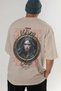 Viking Mythology 10 Back Printed Beige Oversize T-Shirt Men Women Cotton Crew Neck T-Shirt - 6